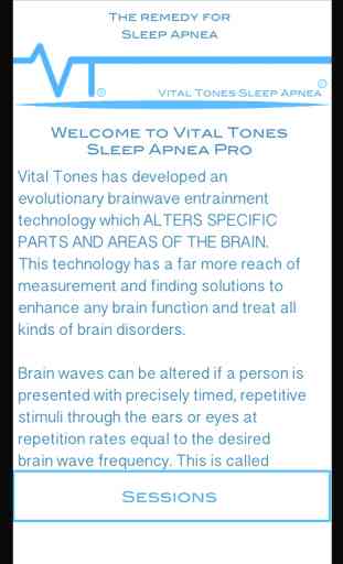 Vital Tones Syndrome d'apnées du Sommeil Pro 4