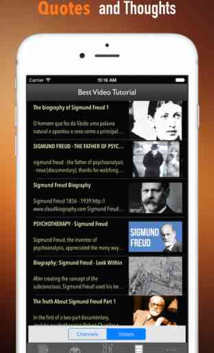 Biographie et citations pour Sigmund Freud: Life with Documentaire 3