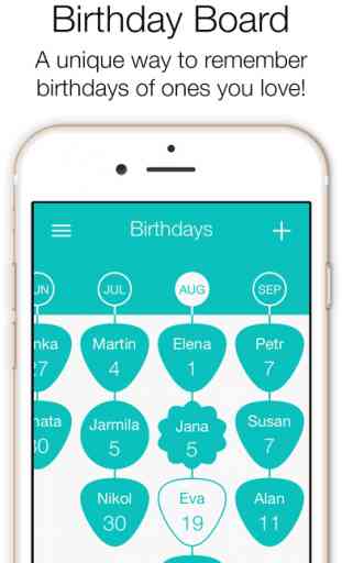 Birthday Board Free – Calendrier d’Anniversaires & rappel pour Facebook 1