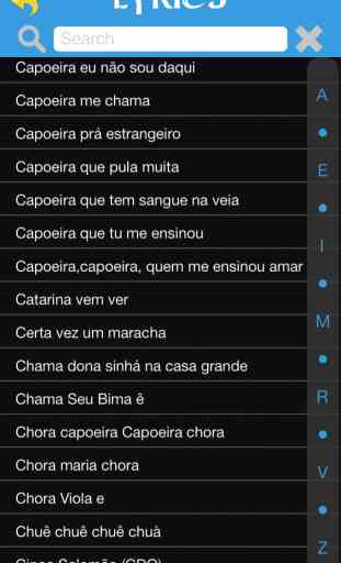 Capoeira Video Lyrics 2