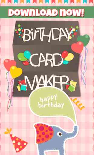 Carte d'anniversaire Maker - cartes d'anniversaire gratuites 1