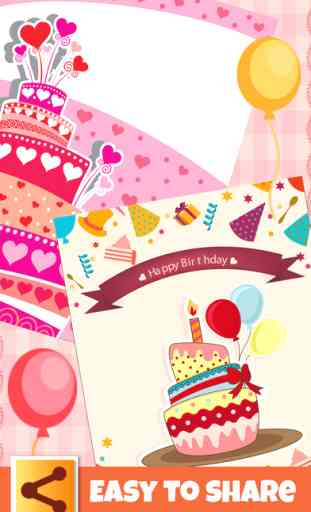 Carte d'anniversaire Maker - cartes d'anniversaire gratuites 4