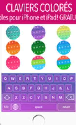 Claviers Colorés - Cool New Keyboards & Free Fonts for iOS 8 1
