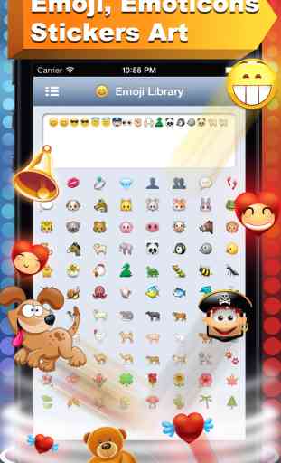 Emoji Emoticon FREE & Clavier Emojis, Autocollants et Images d'Émoticônes pour Textes 1