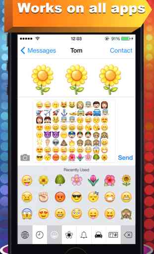 Emoji Emoticon FREE & Clavier Emojis, Autocollants et Images d'Émoticônes pour Textes 4