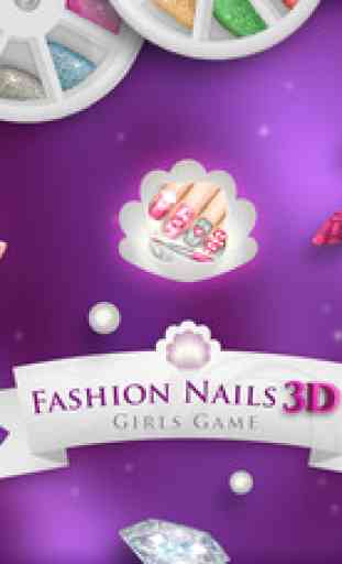 Jeux de Ongles de Mode 3D pour Filles: Créez de Splendides Dessins Ongles dans Votre Salon de Beauté 1