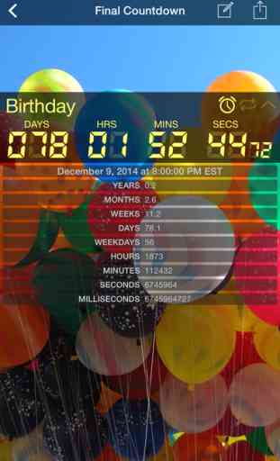 Final Countdown Day Timer 2