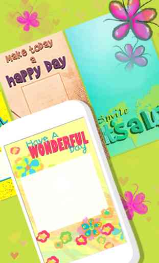De Voeux Fabricant – Créer 'Bonne Journée' Cartes Postales Et Invitations 4
