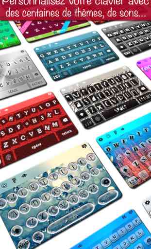 K+ Clavier Plus - Personnalisez votre clavier avec des Emoji, des typographies et des sons 1