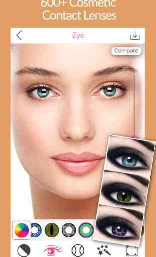 la couleur des yeux instantanée changeur - cosmétique, lentilles de contact, outil de maquillage pour facebook & app sociale 1