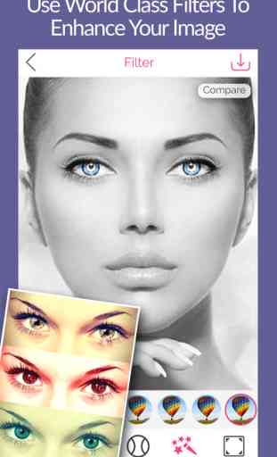 la couleur des yeux instantanée changeur - cosmétique, lentilles de contact, outil de maquillage pour facebook & app sociale 3