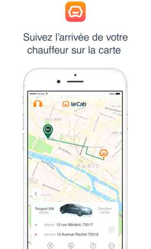 LeCab : VTC, chauffeur privé partout en France 4