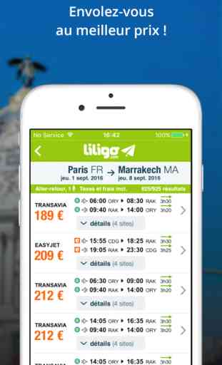 Liligo: Comparateur de vols, voitures et hôtels 3