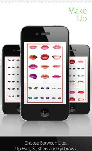 Maquillage app - Lèvres étonnantes, Faire les yeux 2