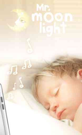 Mr. MoonLight : réveil d’enfants, réveil de bébé, enseignement au sommeil, veilleuse de nuit, bébés, enfants, sieste, horloge visuelle, horloge d’enfants 2