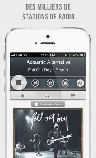 OneTuner Pro Radio Player for iPhone, iPad, iPod Touch - tunein to 65 genres! 1