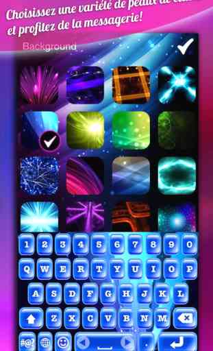 Claviers Néon pour iPhone avec Emoji Icône Coloré 1