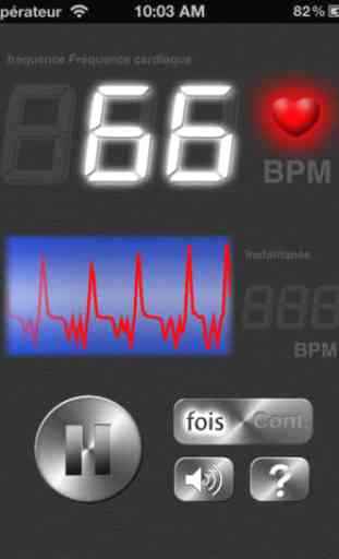Optique du compteur de fréquence cardiaque 1