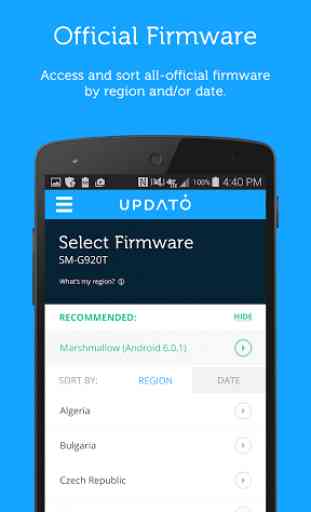Updates for Samsung & Android 2