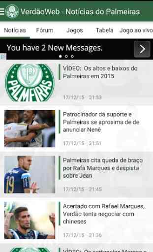 VerdaoWeb - Notícias Palmeiras 1