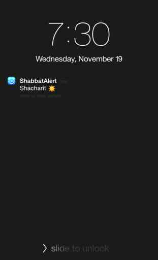 Shabbat Alert - Le Reveil de Chabbat Casher en accordance avec la Torah 2