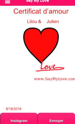 SayMyLove - Déclarer mon Amour 4