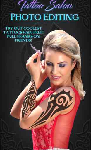 Tatouage salon retouche photo - Essai dessin artiste tatoueur pour la couleur du corps 1