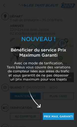 Taxis Bleus : commandez gratuitement un taxi bleu 3