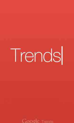 Trends - an App for Google and YouTube Trends 1