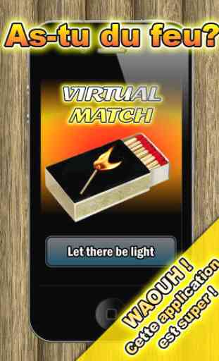 Allumette Virtuelle (Virtual Match) 1