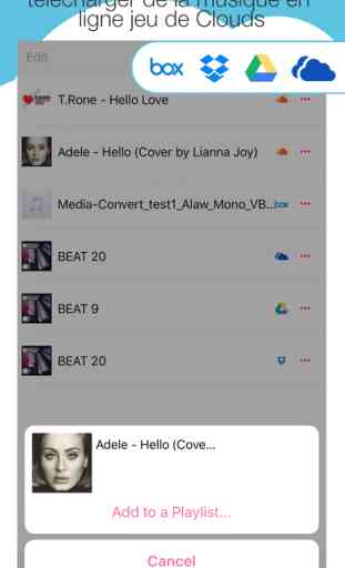MLOUD PRO - Lecteur de musique pour SoundCloud & Télécharger pour Dropbox, Google Drive, OneDrive, Box 2