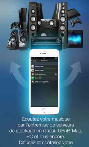 MyAudioStream Pro UPnP lecteur audio et streamer: recueillir votre collection de musique de votre PC, NAS, serveurs UPnP, Windows Media Player ou iTunes locale et le partager avec vos haut-parleurs sans fil, récepteurs AV, AllShare TV, PS3 ou Xbox360 4