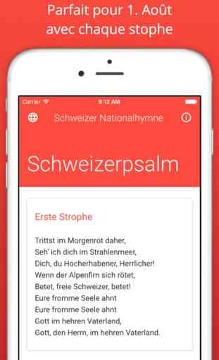 L'hymne national Suisse- Cantique suisse 1