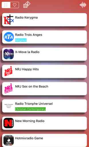 Radio - FM,Musique,Podcasts - Les Plus Grandes Radios Françaises sur mobile 1