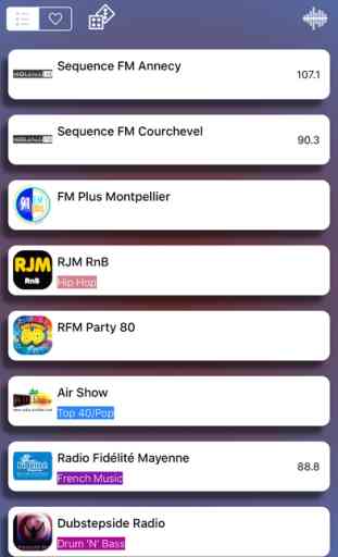 Radio - FM,Musique,Podcasts - Les Plus Grandes Radios Françaises sur mobile 3