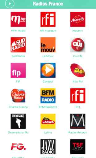 Radios France Pro: France Radios include many France Radio, Radio France 2