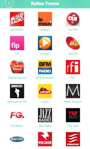 Radios France Pro: France Radios include many France Radio, Radio France 3