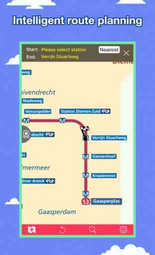 Amsterdam Transport Map - Metro and Route Planner 1