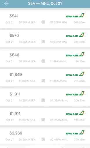 Billets d'avion pour EVA Air | Vols pas chers 2