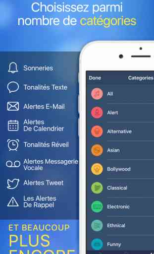 Sonnerie gratuite pour iPhone et sonneries SMS 2