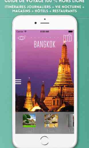 Bangkok Guide de Voyage avec Cartes Offline 1