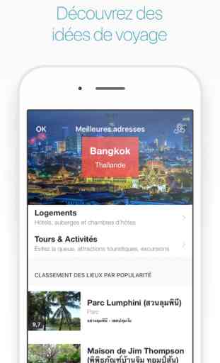 Bangkok Guide Touristique et Cartes Offline 3