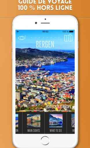 Bergen Guide de Voyage avec Cartes Offline 1