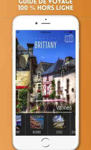 Bretagne Guide de Voyage avec Carte Offline 1