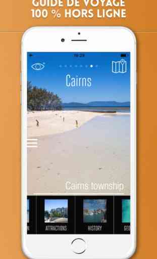 Cairns Guide de Voyage avec Carte Offline 1