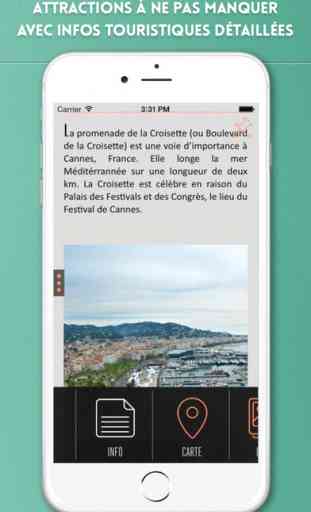 Cannes Guide de Voyage avec Cartes Offline 3