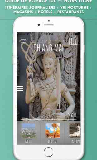 Chiang Mai Guide de Voyage avec Cartes Offline 1