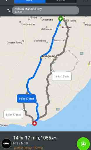 CoPilot Sur de África - Navigateur GPS & Cartes 2