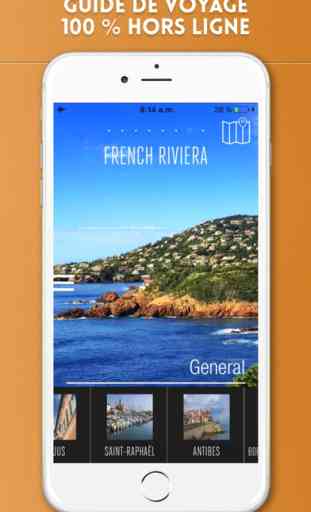 Côte d’Azur Guide de Voyage avec Carte Offline 1