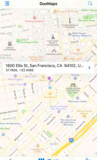 DuoMaps avec Google Maps™ et Street View™ 4